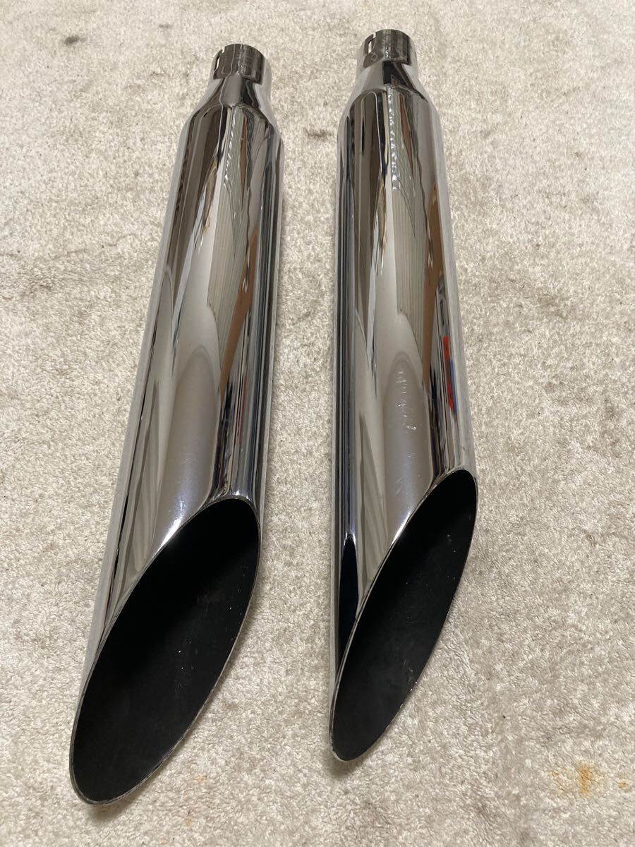 廃盤激レア 極美品 クロームワークス スリップオンマフラー ハーレー ダイナ