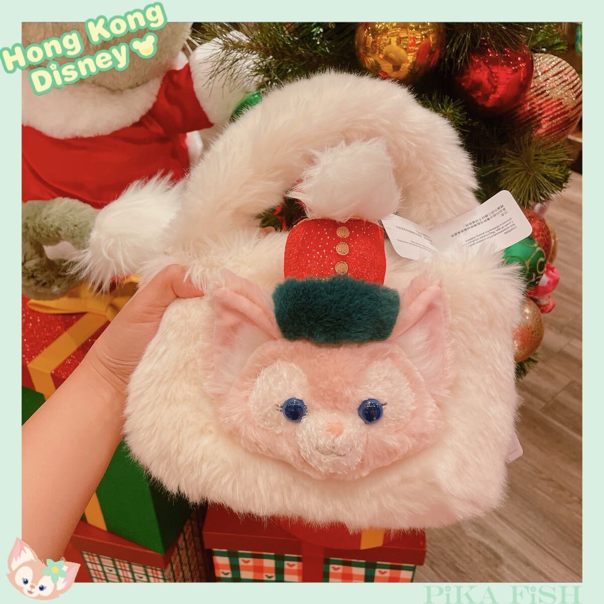 【最新☆正規品】リーナベル クリスマス ショルダーバッグ 香港ディズニー