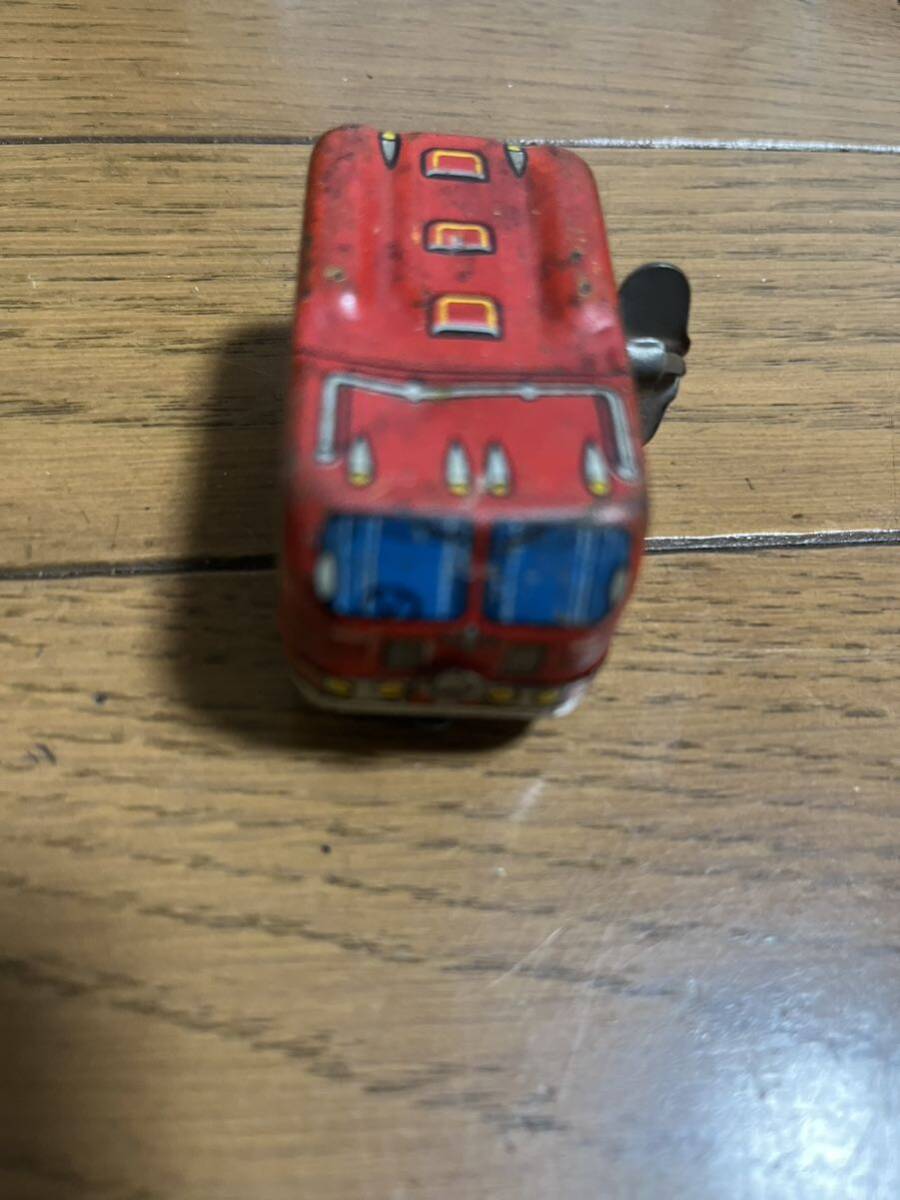 KSG【占領下の日本製パズルカー赤ゼンマイ】ブリキtin toy car箱コピー