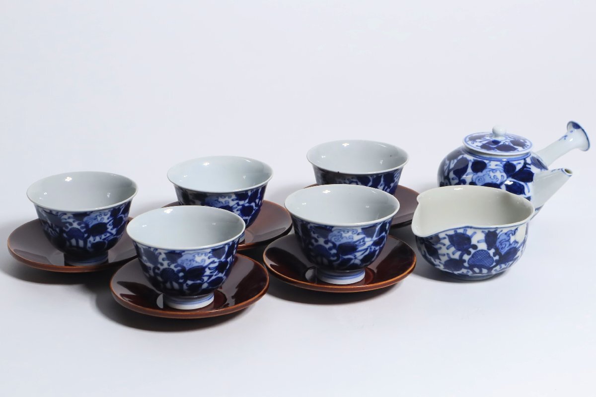 Yahoo!オークション -「煎茶道具 急須」(染付) (陶磁一般)の落札 Yahoo!オークション -「煎茶道具 急須」(染付) (陶磁一般)の落札