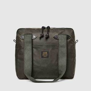 国内定価より7千円引き!新品!【フィルソン】ティンクロス ジッパートートバッグ・OTTER GREEN/オッターグリーン・25L・ブライドルレザー