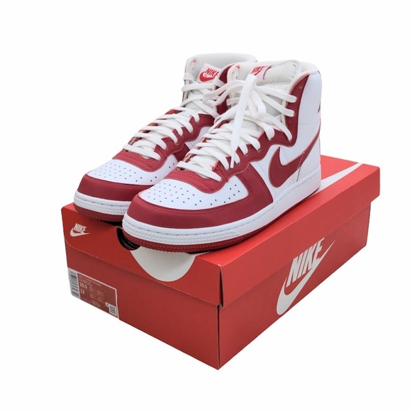 未使用品 NIKE TERMINATOR HIGH FJ4454-100 ナイキ ターミネーター ハイ ホワイト ユニバーシティーレッド WHITE UNIVERSITY RED