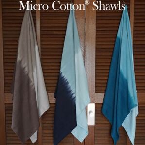 新品Micro Cottonマイクロコットン高級ブランケットショールmicrocottonロンハーマンRonHerma定価13200円