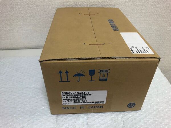 新品未開封2020年製YASKAWA安川電機SGMGV-13A3A21正規品動作保証 国内から即日発送 B-1