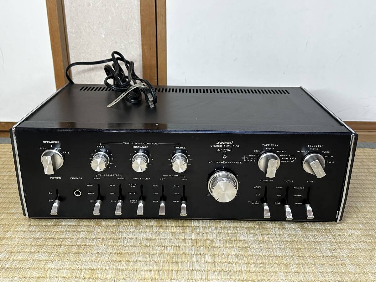 Yahoo!オークション -「サンスイ au-7700」(アンプ) (オーディオ Yahoo!オークション -「サンスイ au-7700」(アンプ) (オーディオ
