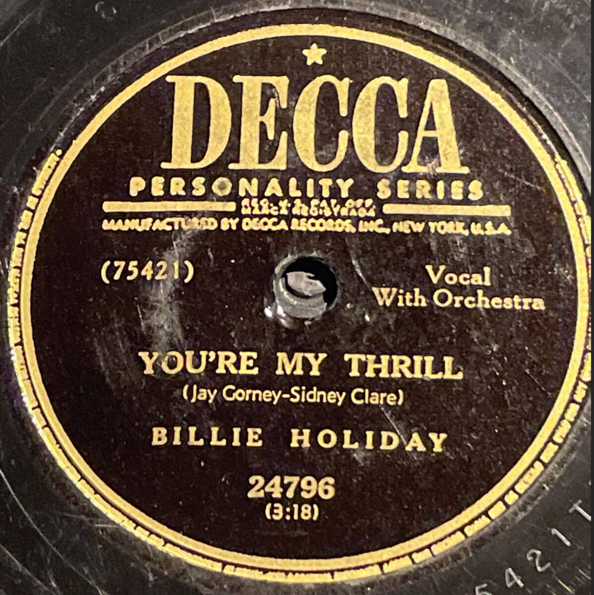 Yahoo!オークション -「billie holiday」(SP盤) (蓄音機)の落札