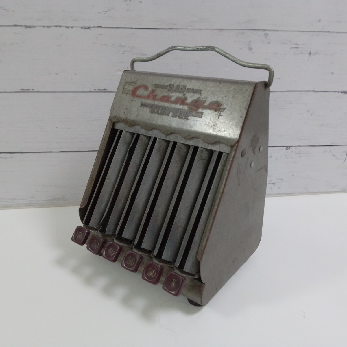 釣銭機 CASH BOX TRADE B.S.D MARK 昭和レトロ - メルカリ