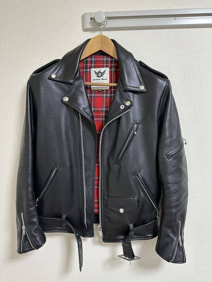 Yahoo!オークション -「666ライダースレザージャケット」(M Yahoo!オークション -「666ライダースレザージャケット」(M