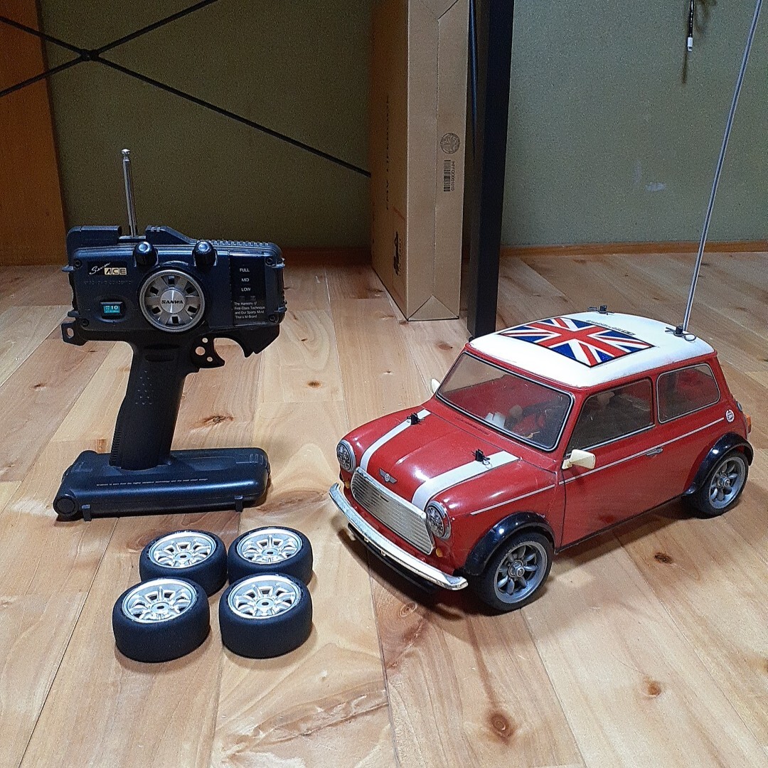 TAMIYA ローバー ミニクーパー (おまけ付き スペアタイヤ) 未