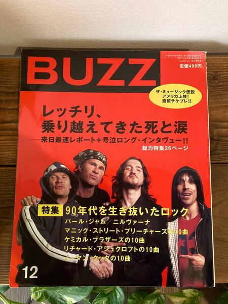 ★BUZZvol.37★rockin'on/レッチリ特集/RED HOT CHILI PEPPERS/NIRVANA/PearlJam/ナンバーガール/くるり/SUPERCAR/電気グルーヴ/ロッキング