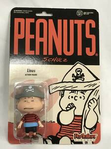 SUPER 7　ReAction PEANUTS ピーナッツ　SNOOPY Linus ライナス　フィギュア　新品　リアクション スヌーピー