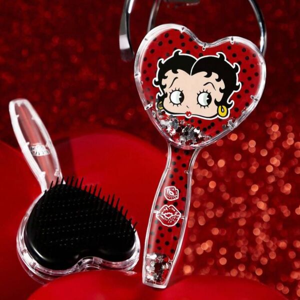 ベティブープ Betty Boop ヘアブラシ ミニブラシ ヘアコーム ハート