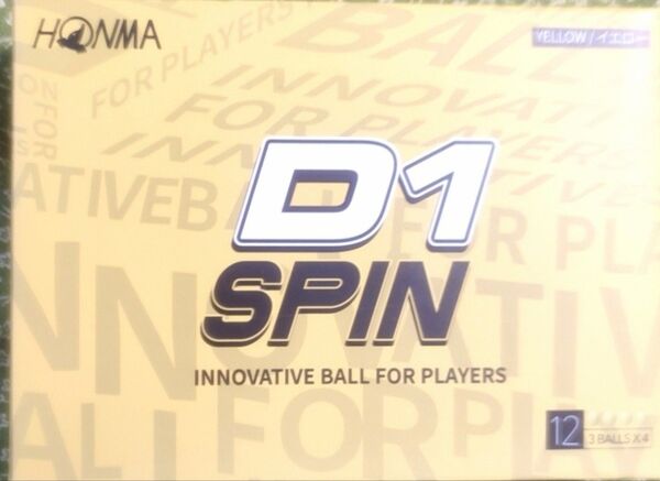 ホンマ D1スピン D1 SPIN イエロー 1ダース 新品