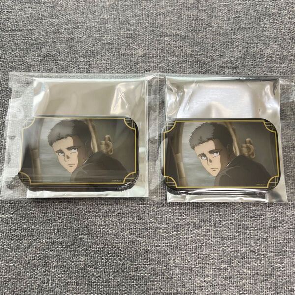 進撃の巨人 ポップアップ スクエア缶バッジくじ コニー