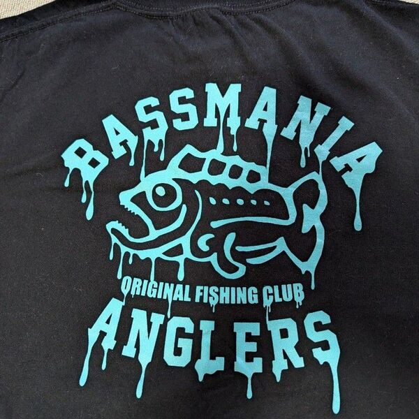 bassmania×アングラーズアングラーズオリジナルカラー アーチロゴTシャツ