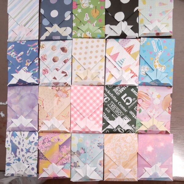 ポチ袋 20枚 ハンドメイド 折り紙