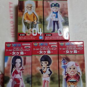 未開封 ワンピース 女ヶ島 フルコンプリート ハンコック コビー レイリー ワーコレ ワールドコレクタブルフィギュア WCF
