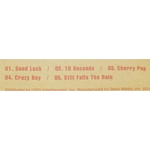AOA Good Luck WEEK A ver. 韓国盤 CD 未再生 即決 4th Mini Album 韓国語 Korean Version 特典無し Still Falls The Rain Cherry Popの画像3