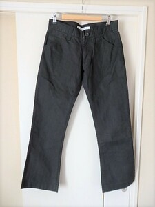 BUONA GIORNATA Buona Giornata * мужской брюки M размер * чёрный серия полоса рисунок простой дизайн 