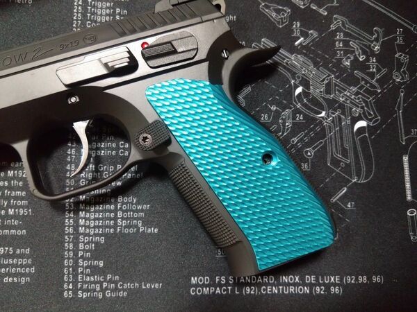 シャドウ2 CZ75用 アルミグリップのみ