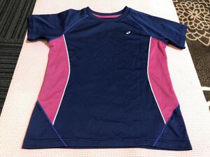 アシックス 半袖Tシャツ サイズS レディース キッズ　ジュニア　女の子　150 160 トップス　スポーツ　asics