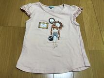 トッカ　半袖カットソー　100センチ トップス　キッズ　ジュニア　女の子　半袖Tシャツ TOCCA_画像1