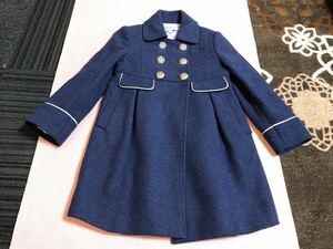  Simonetta coat size 6 122 centimeter 120 centimeter Kids Junior girl ma* mail outer outer garment Simonetta Italy made 