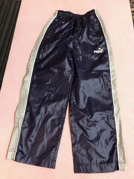 プーマ パンツ 120センチ ボトムス キッズ ジュニア 男の子 ナイロンパンツ 長ズボン シャカシャカ PUMA スポーツ
