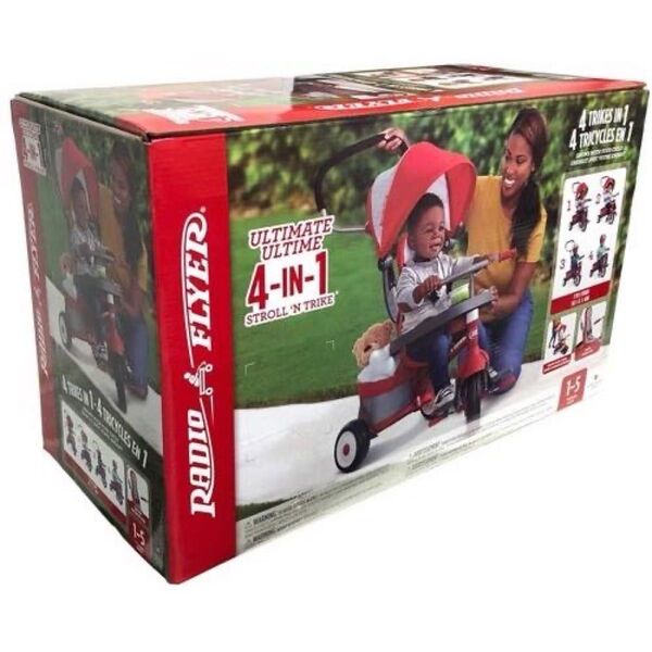 ラジオフライヤー 4way 三輪車 コンフォートシートパッド付き 491A RADIO FLYER 4-IN-1 トライク
