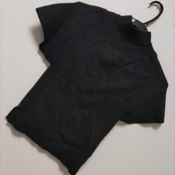 ニット ブラック GRL レディース グレイル 冬服 半袖 黒