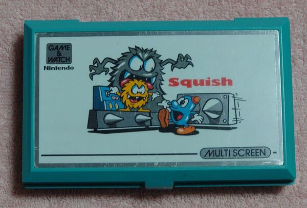 送料無料 スキッシュ Squish 起動確認済 ゲームウォッチ
