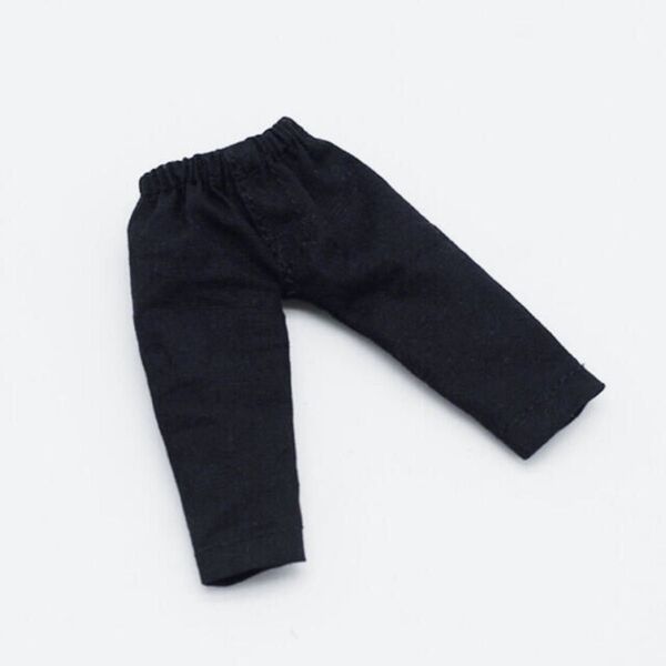 ズボン パンツ 服 ふく 1/12ドール オビツ11 ピコニーモp ねんどーる ピコドー ねんどろいどとーる 人形 ドール 黒