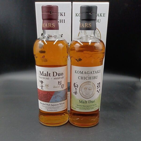 MARS ウイスキー Malt Duo 2本セット 54%