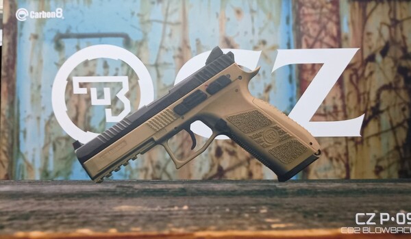 carbon8 CZ P09 TANカラー 6mmBB・CO2ブローバック ガスガン カーボネイト カーボン CB07 タンカラー 新品