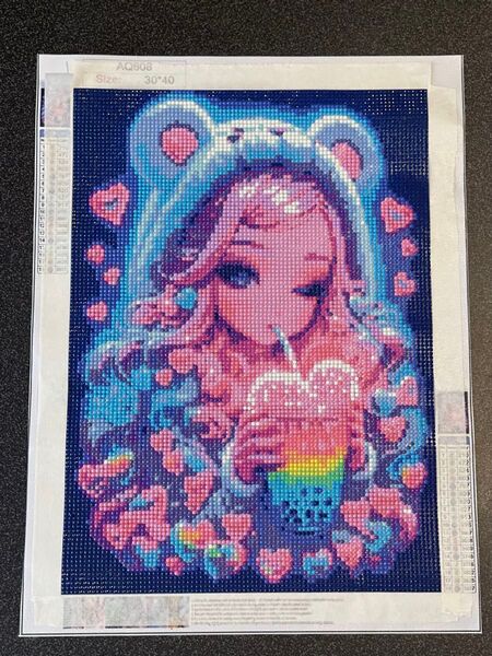 ダイヤモンドアート 完成品