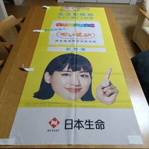 37 綾瀬はるか 日本生命 のぼり旗