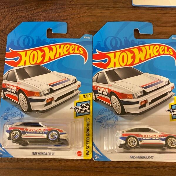 ホットウィール (Hot Wheels) ベーシックカー 1985 ホンダ CR-X HCM30 二台セット 絶版品