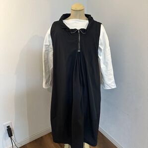 BRILLANTE ナイロン モードベストワンピース