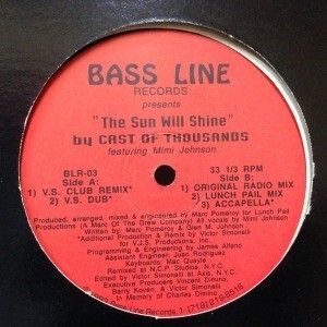 12inch レコード　CAST OF THOUSANDS / THE SUN WILL SHINE