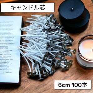 ろうそく キャンドル 芯 6cm 100本セット 平日24時間以内発送