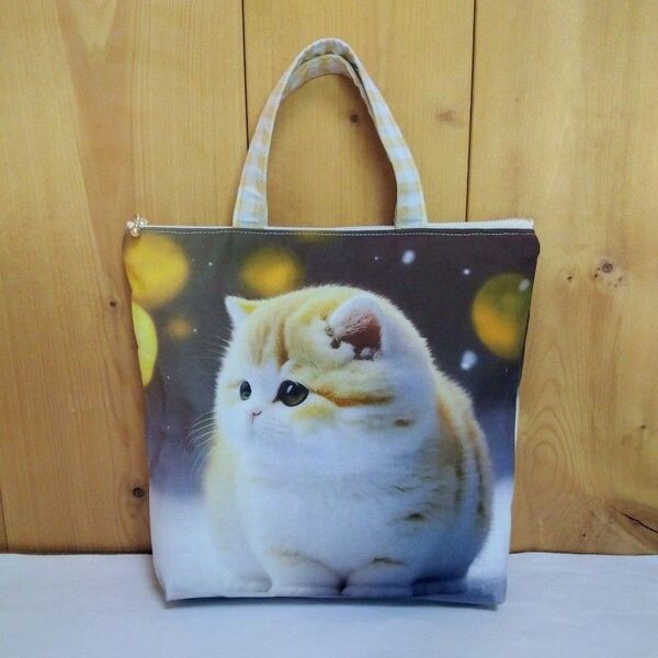 25cm ファスナーポーチ ハンドメイド