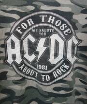 HARD ROCK BAND TEE ＊AC/DC ＊S/S T-SHIRTS 半袖Tシャツ ＊お色　カモフラ―ジュ系＊BLACK ICE 悪魔の氷　2013 ＊古着卸　ヨーロッパ仕入_画像4