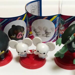 ポケモン チョコエッグ 3体セット グルトン ワッカネズミ モトトカゲ