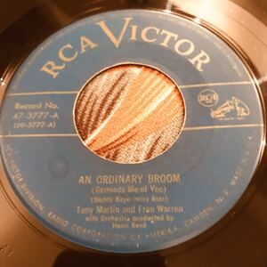 Tony Martin And Fran Warren An Ordinary Broom (Reminds Me Of You) / I Theenk 1950 US Original 7inch