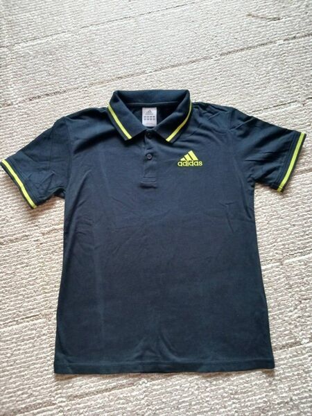 adidas ポロシャツ 150 ブラック