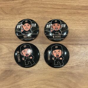 オリックスバファローズ缶バッチ #50小田裕也 #6宗佑磨 #16平野佳寿 #61茶野篤政
