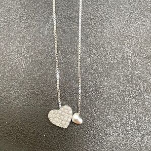 ハートネックレス ハート モチーフ ペンダント ネックレス アクセサリー アクセ