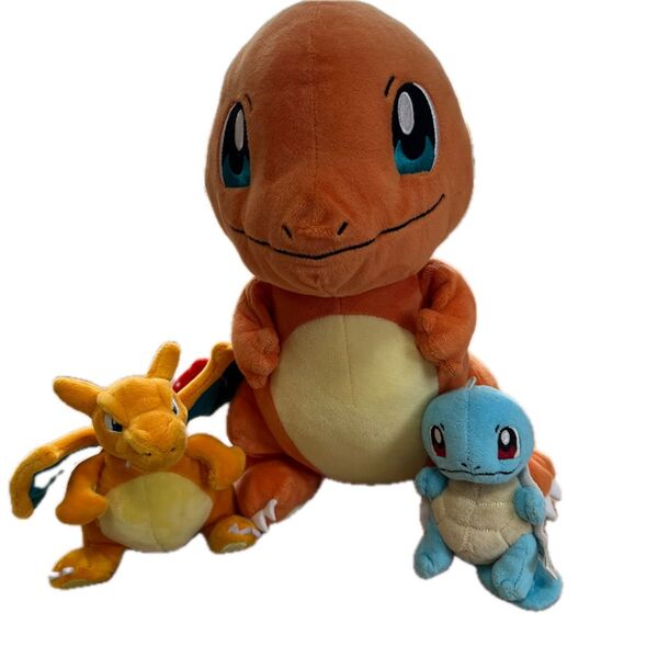 ポケモン ぬいぐるみ 3個セット ヒトカゲ ゼニガメ リザードン