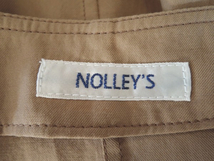 NOLLEY'S ノーリーズ ツイルジップアップブルゾン コットン混 キャメル サイズ36_画像6