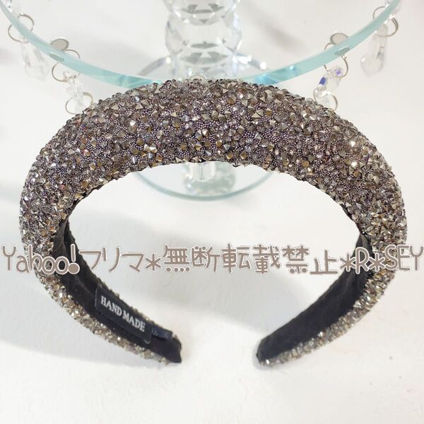 未使用 キラキラ カチューシャ 太カチューシャ